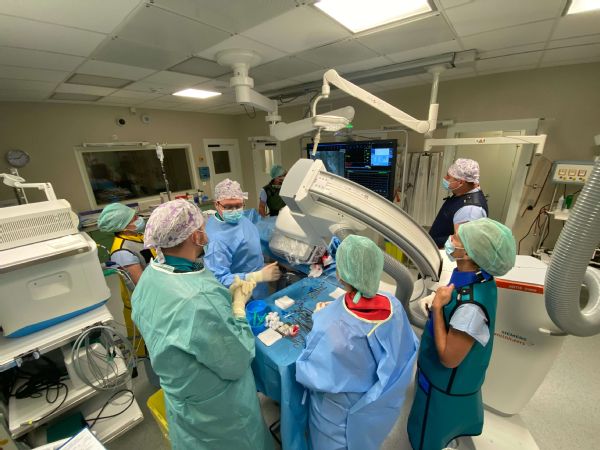 Prvá fyziologická stimulácia oblasti ľavého Tawarovho ramienka v Kardiocentre Agel a.s., Košice Šaca