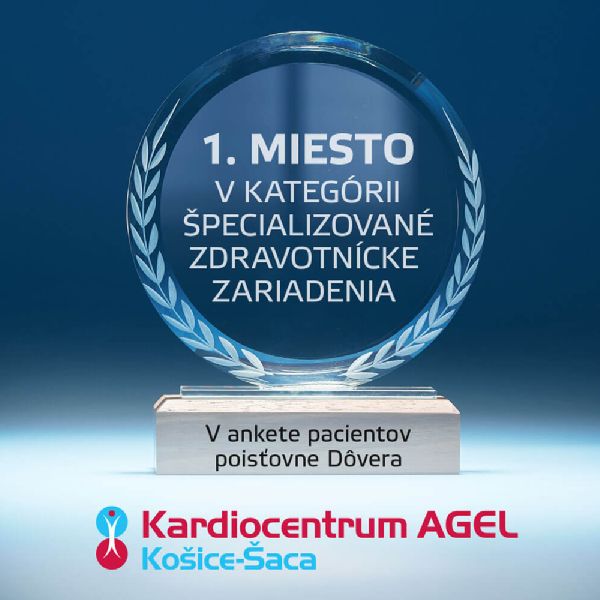 Pacienti spomedzi špecializovaných zdravotníckych zariadení ohodnotili Kardiocentrum AGEL ako najlepšie